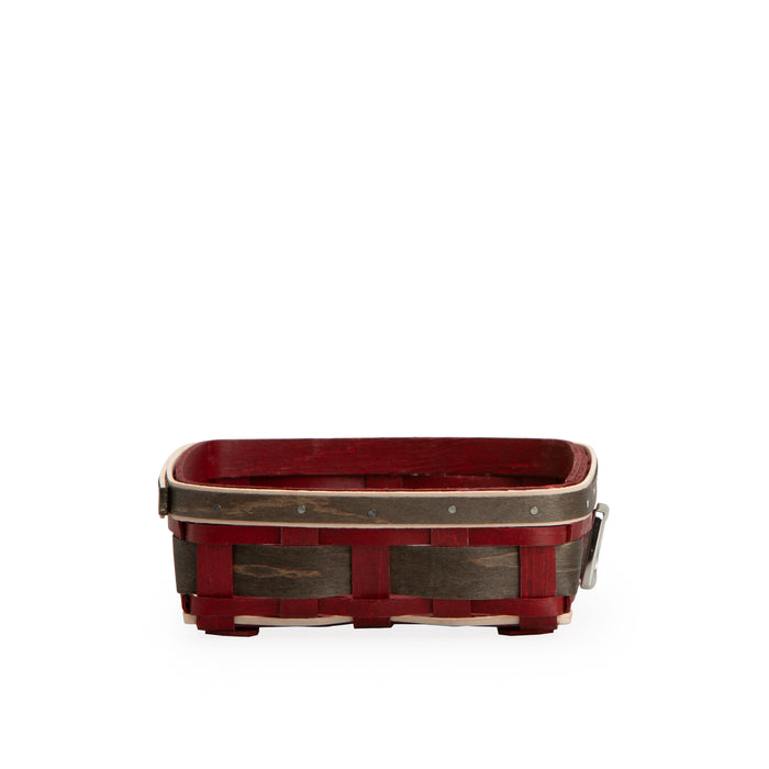Santa Belly 6-Piece Coaster Basket Set - Elf Coasters