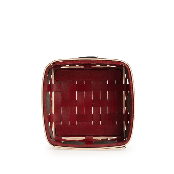 Santa Belly 6-Piece Coaster Basket Set - Elf Coasters