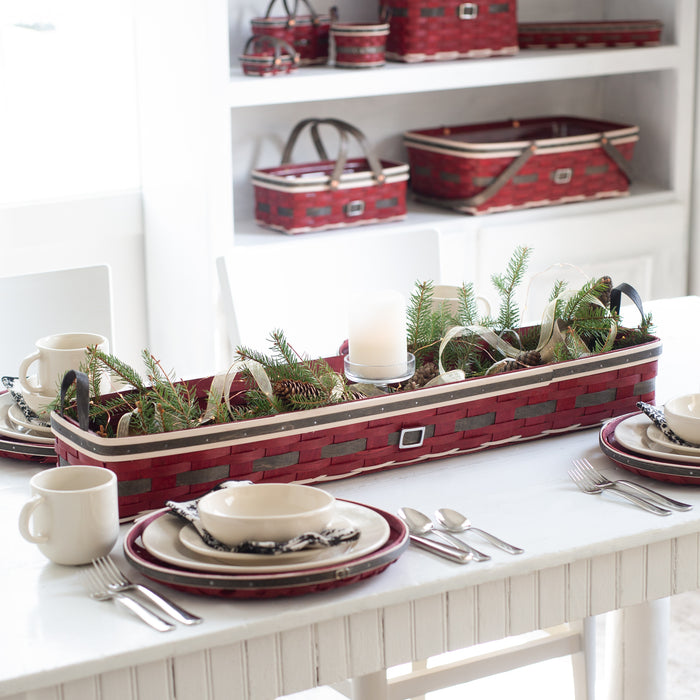 Santa Belly Large Centerpiece Basket with Protectors