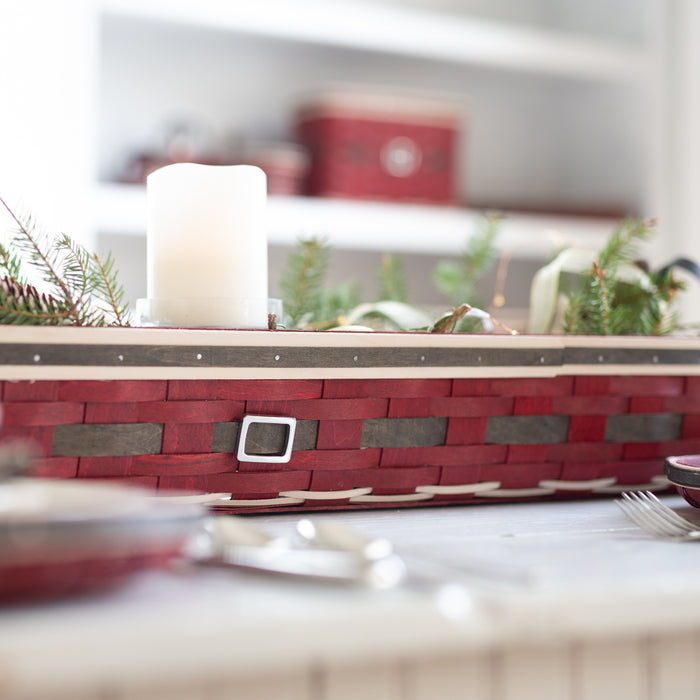 Santa Belly Large Centerpiece Basket with Protectors