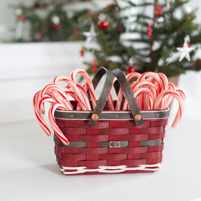 Santa Belly Small Career Tote Basket with Protector