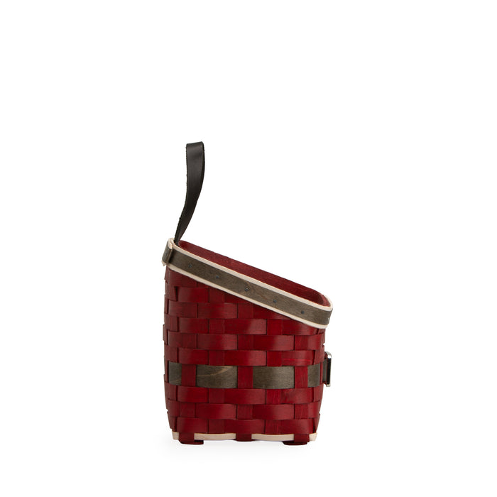 Santa Belly Angled Mantle Basket with Protector
