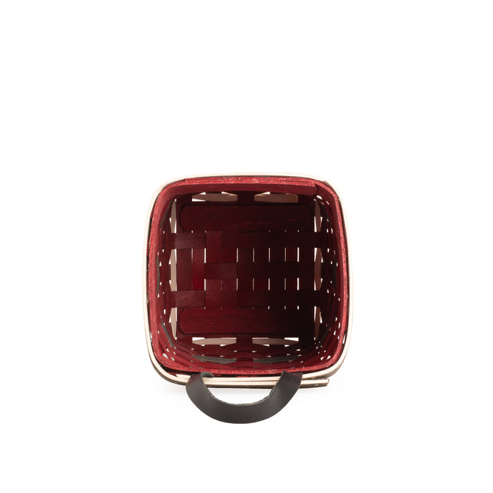 Santa Belly Angled Mantle Basket with Protector
