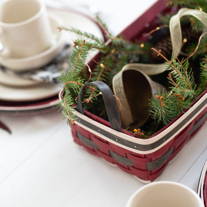 Santa Belly Large Centerpiece Basket with Protectors