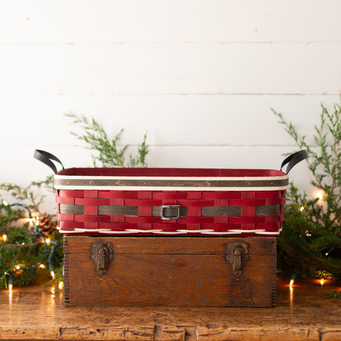 Santa Belly Medium Centerpiece Basket with Protector