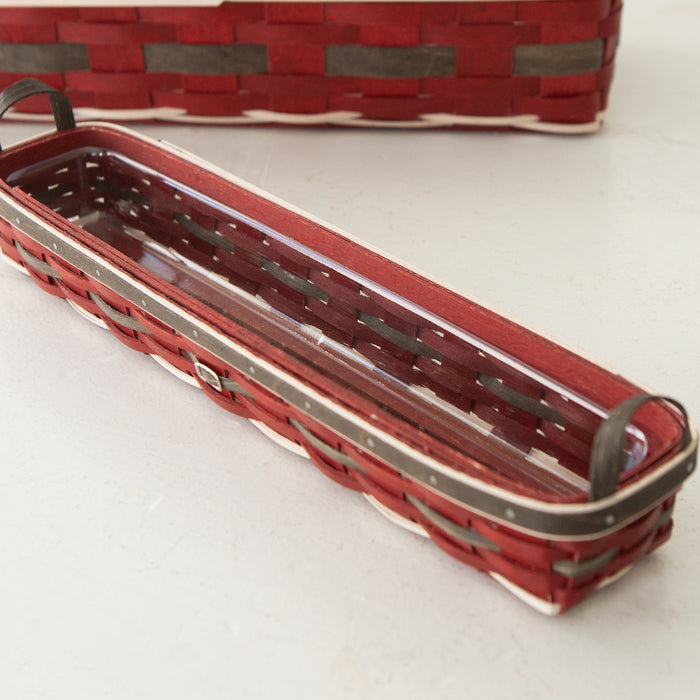 Santa Belly Small Centerpiece Basket with Protector