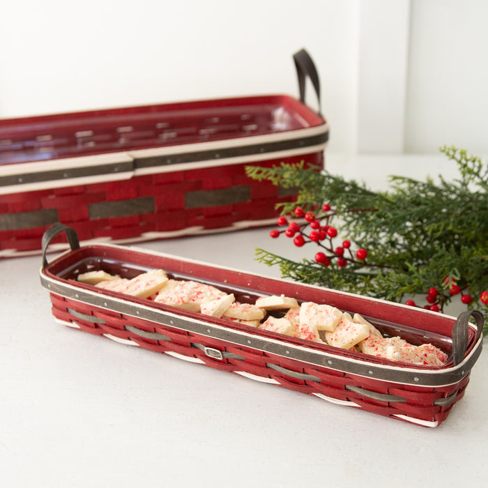 Santa Belly Small Centerpiece Basket with Protector