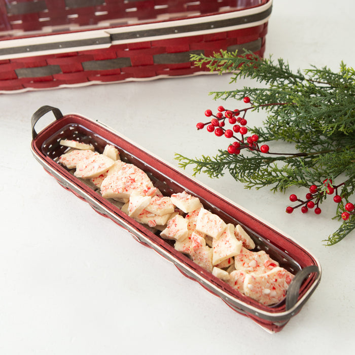 Santa Belly Small Centerpiece Basket with Protector