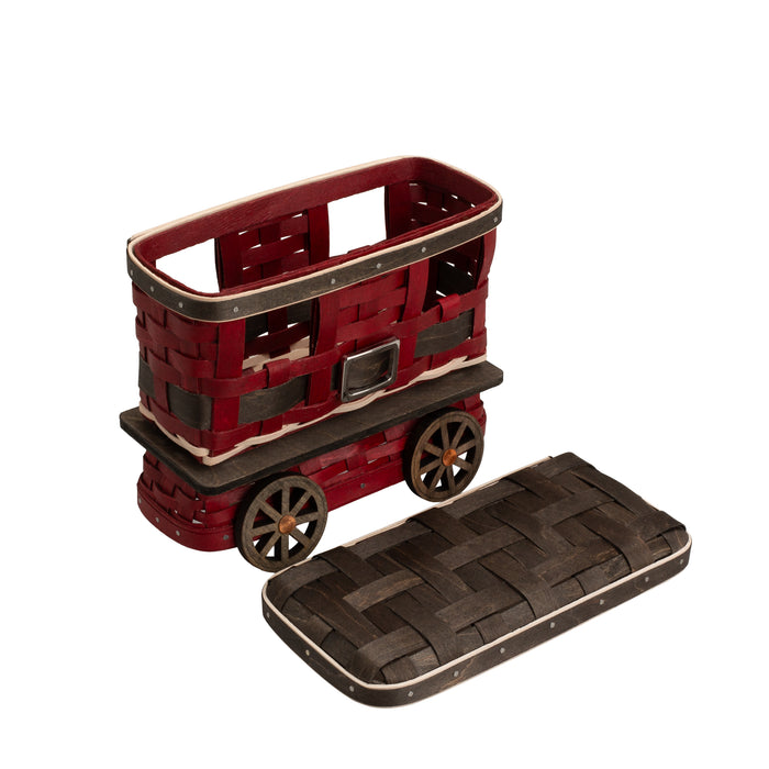Santa Belly Passenger Car Woven Decor with Protector