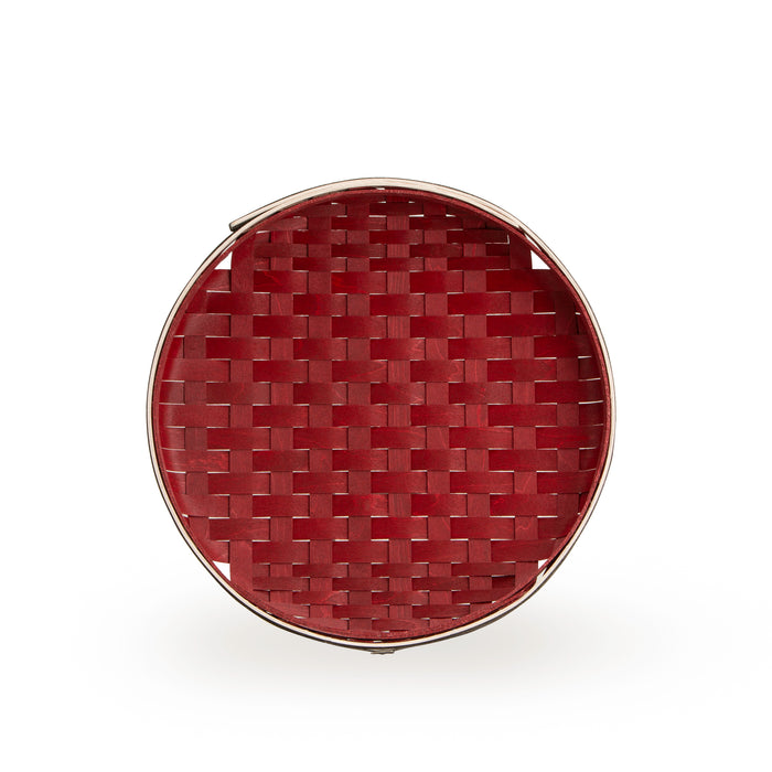 Santa Belly 2-Piece Woven Charger Set