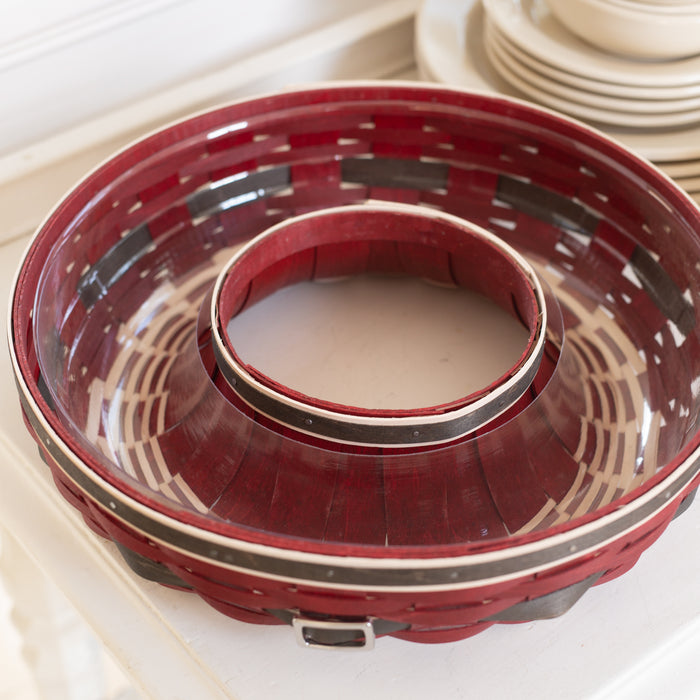 Santa Belly Wreath Basket with Protector