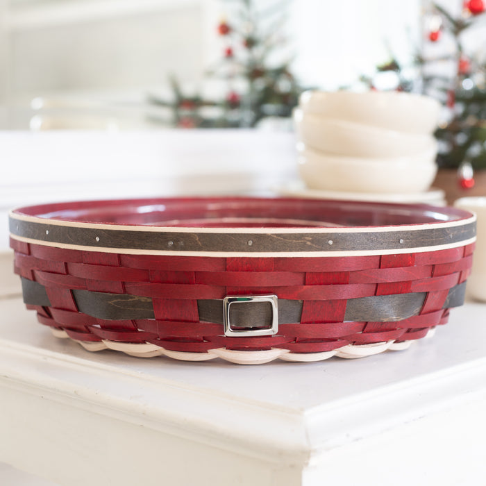 Santa Belly Wreath Basket with Protector