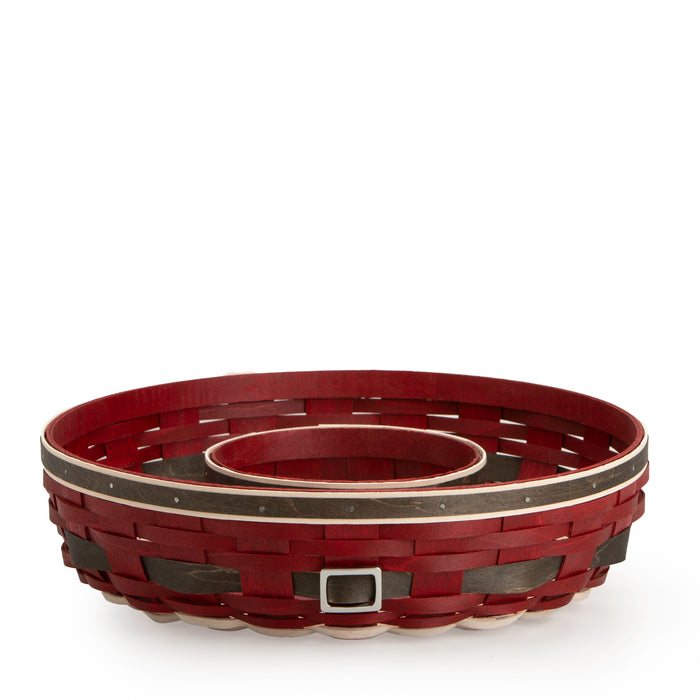 Santa Belly Wreath Basket with Protector