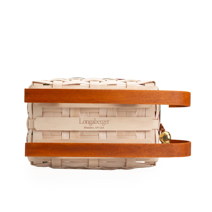 Sleigh Bells Medium Sleigh Basket with Protector