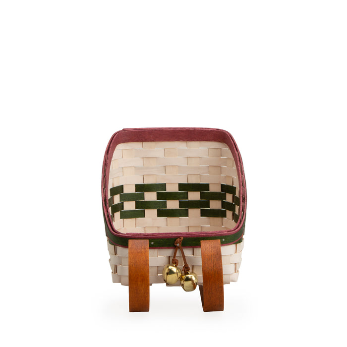 Sleigh Bells Medium Sleigh Basket with Protector