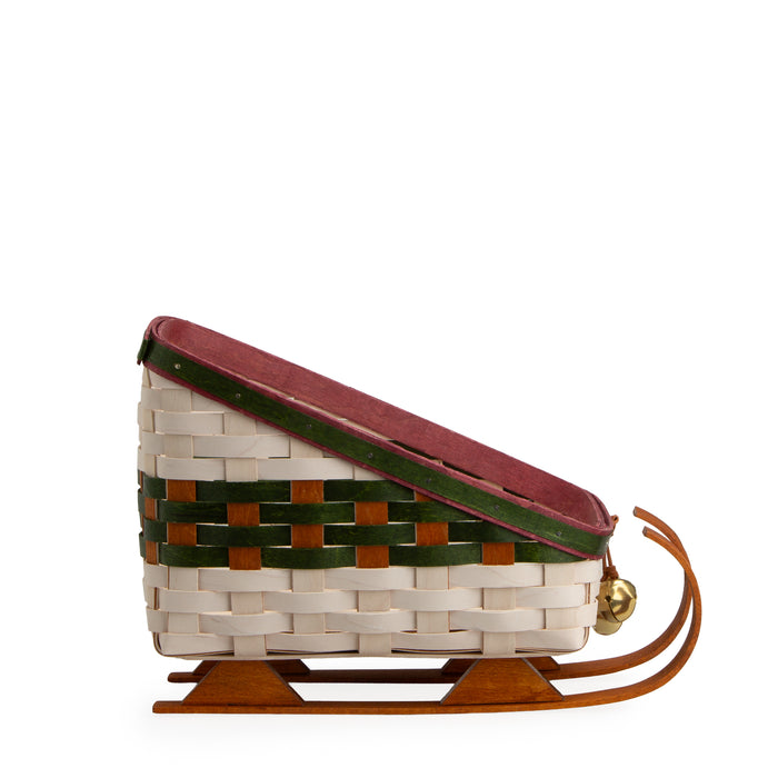 Sleigh Bells Medium Sleigh Basket with Protector