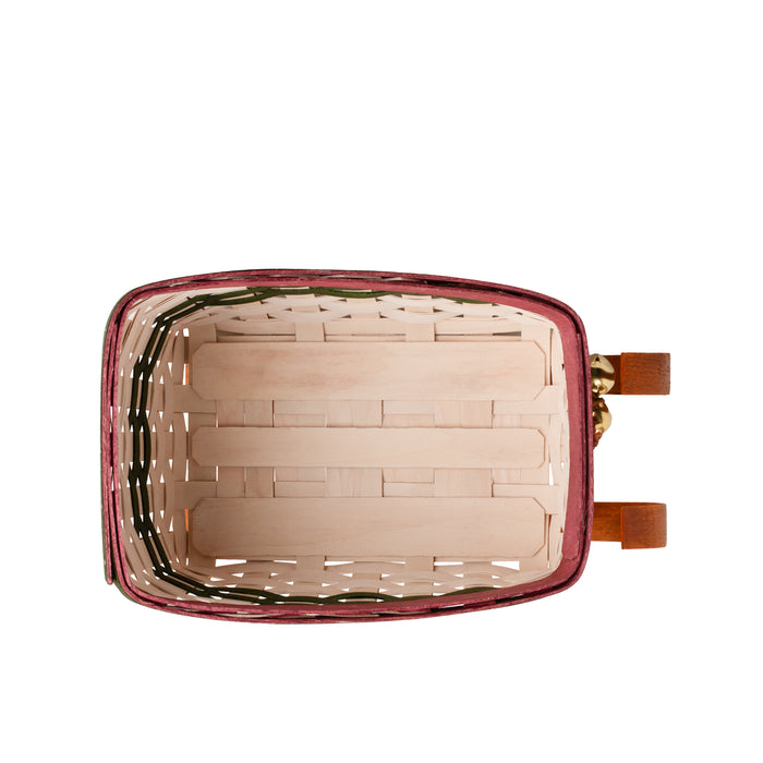 Sleigh Bells Medium Sleigh Basket with Protector