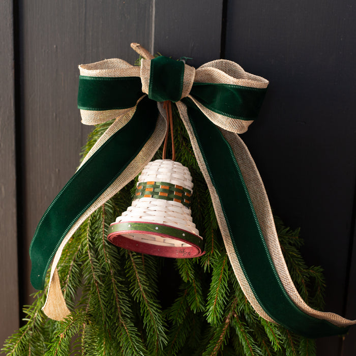Sleigh Bells Miniature Bell Woven Decor Duo