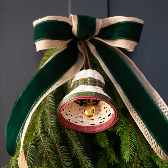 Sleigh Bells Miniature Bell Woven Decor Duo