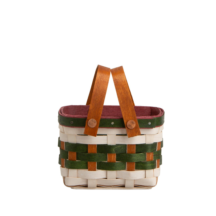 Sleigh Bells Miniature Homestead Basket with Protector