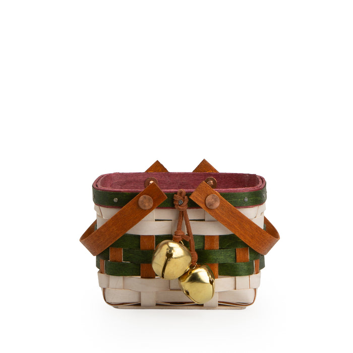 Sleigh Bells Miniature Homestead Basket with Protector