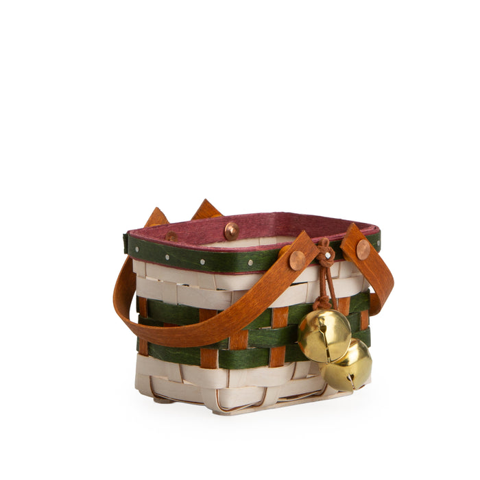 Sleigh Bells Miniature Homestead Basket with Protector