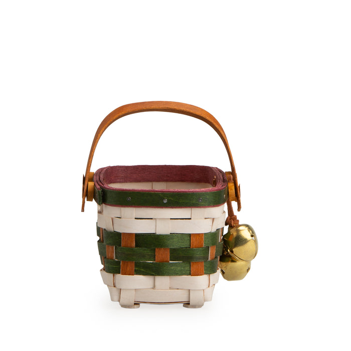 Sleigh Bells Miniature Homestead Basket with Protector