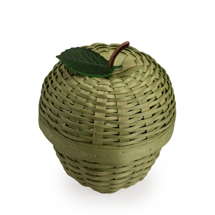 Apple Picking Small Apple with Woven Lid and Protector - Green
