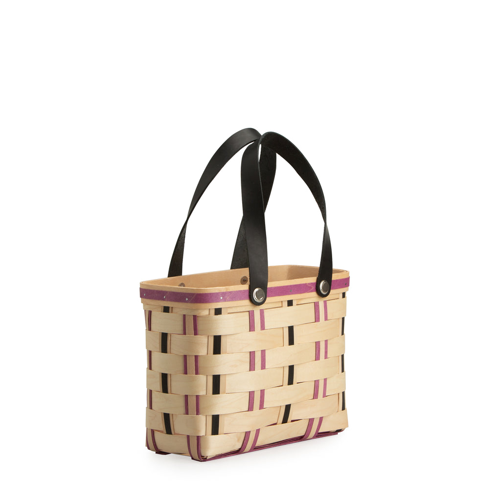 Everyday Medium Tote Basket with Protector - Violet — Longaberger