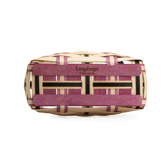 Everyday Medium Tote Basket with Protector - Violet