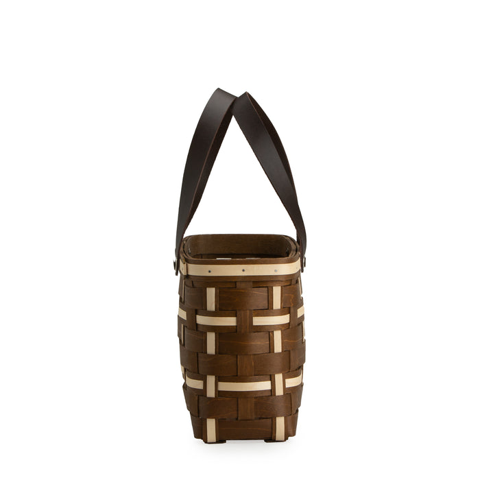 Everyday Medium Tote Basket with Protector - Vintage