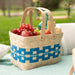Spring Homestead Basket with Protector - Blueberry-Basket Set-Woven Maple Basket-Longaberger