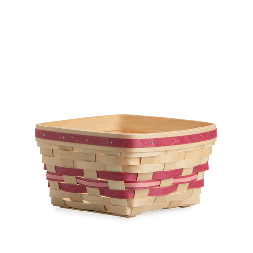 Spring Large Berry Basket with Protector - Raspberry-Basket Set-Woven Maple Basket-Longaberger