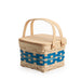 Spring Provision Picnic Basket with Lid and Protectors - Blueberry-Basket Set-Woven Maple Basket-Longaberger