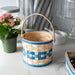 Spring Small Planter Basket with Protector - Blueberry-Basket Set-Woven Maple Basket-Longaberger