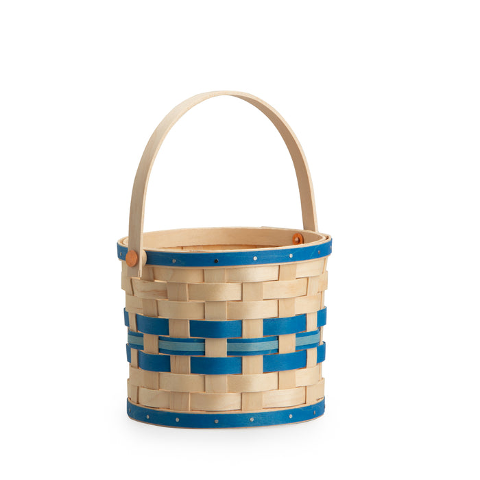 Spring Small Planter Basket with Protector - Blueberry-Basket Set-Woven Maple Basket-Longaberger