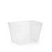 Spring Tapered Rectangle Bicycle Basket with Protector - Blueberry-Basket Set-Woven Maple Basket-Longaberger