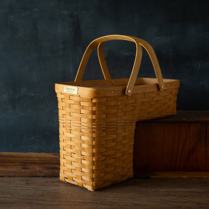 Collector's Heritage Stair Basket with Protector - Warm Brown