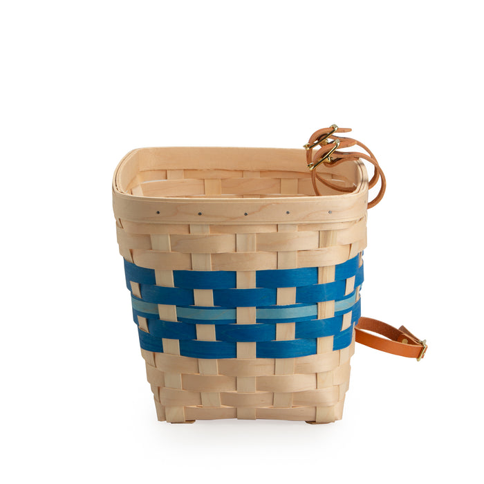 Spring Tapered Rectangle Bicycle Basket - Blueberry