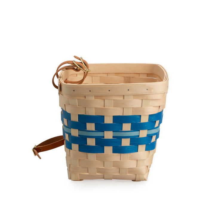 Spring Tapered Rectangle Bicycle Basket - Blueberry