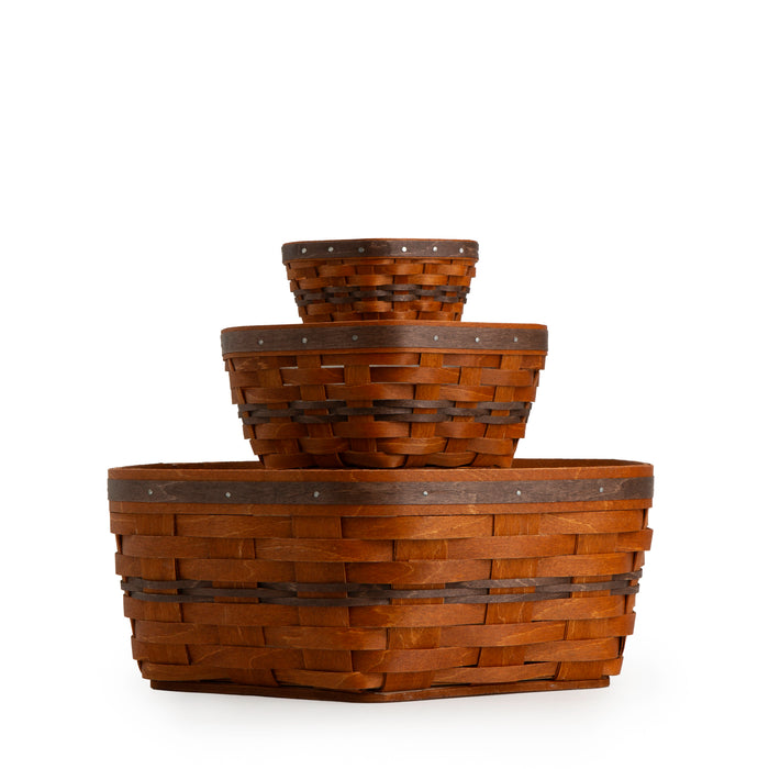 Thanksgiving 5-Piece Generations Basket Set - Warm Cinnamon and Dark Roast