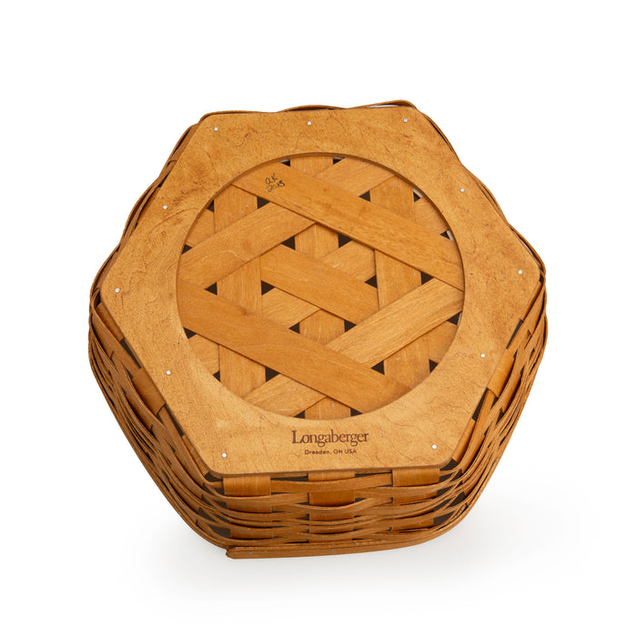 Thanksgiving Large Generations Basket with Protector - Warm Brown