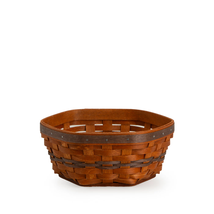 Thanksgiving Medium Generations Basket with Protector - Warm Cinnamon and Dark Roast