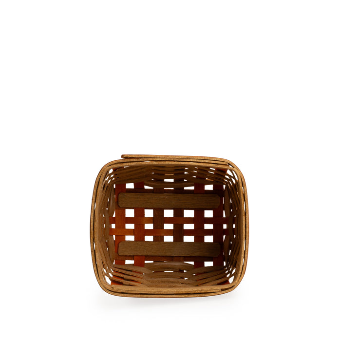 Thanksgiving Miniature Utensil Basket with Protector - Autumn Patchwork