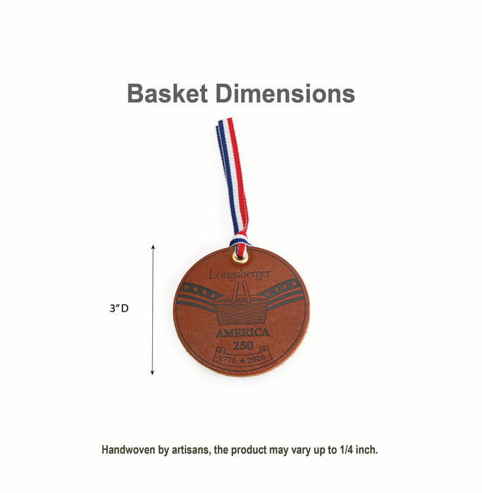 America's 250th Leather Tie-On