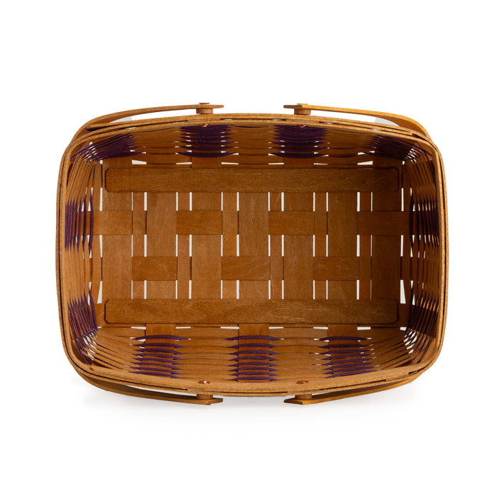 Collector's Valentine's Day Medium Heartland Basket with Protector - Purple