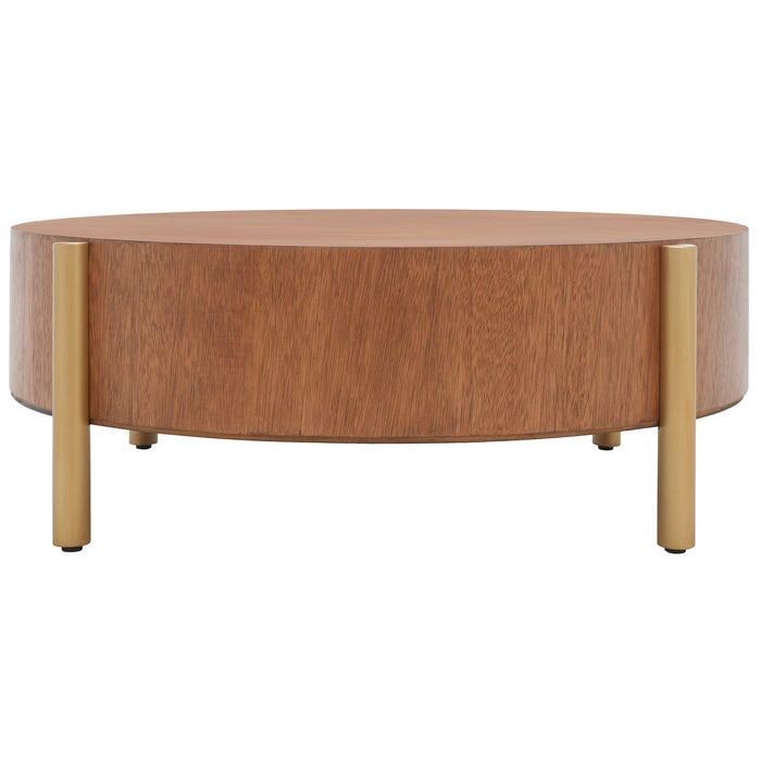 Natural Diangela Round Coffee Table