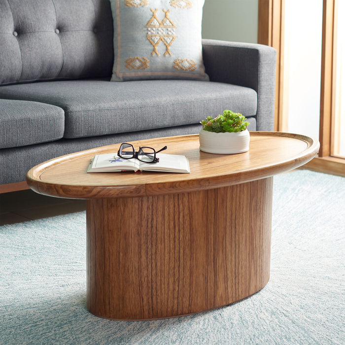 Natural Flyte Oval Coffee Table