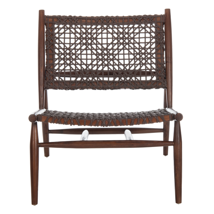 Brown Bandelier Accent Chair