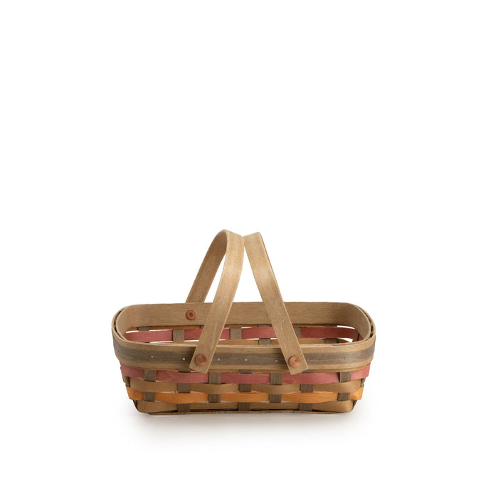 Small Apple Picking Basket Set with Protector - Fall Weave